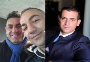 da sinistra verso destra : Filosa , Rota e De Lise