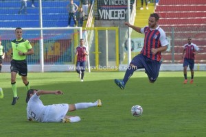 uno scatto del match Vibonese - Agropoli